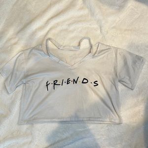 Friends cropped t shirt